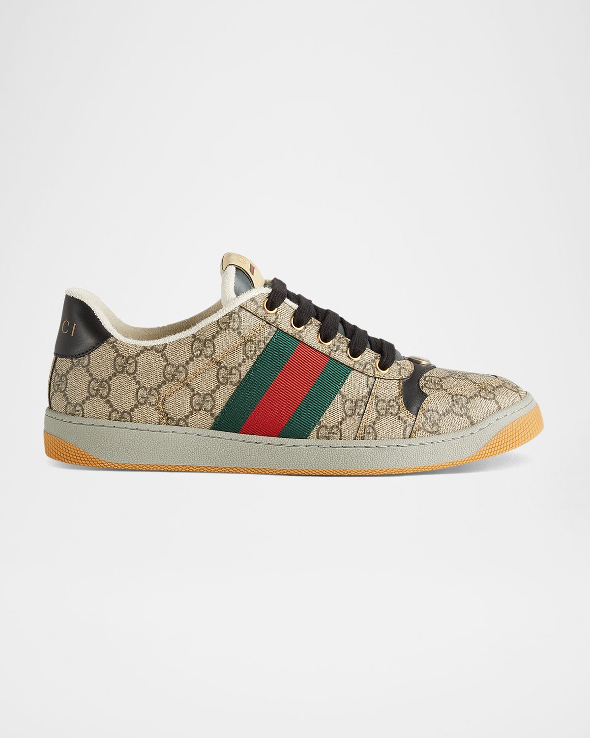 Gucci Men 's Screener GG Canvas Low-Top Sneakers