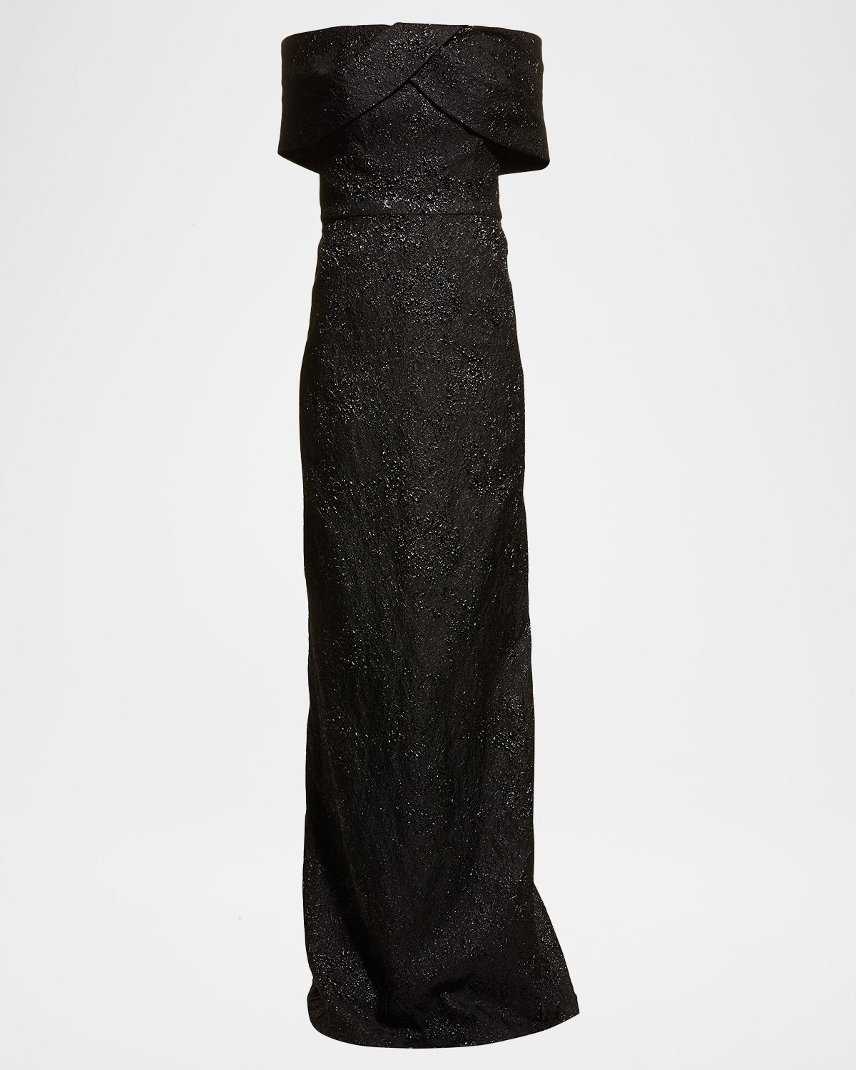 Rickie Freeman for Teri Jon Off-Shoulder Jacquard Column Gown | Thumbnail 6 Rickie Freeman for Teri Jon Off-Shoulder Jacquard Column Gown | Thumbnail 6