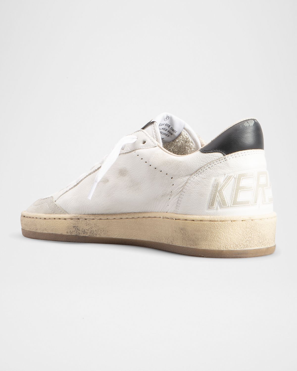 Golden Goose Ball Star Mixed Leather Low-Top Sneakers