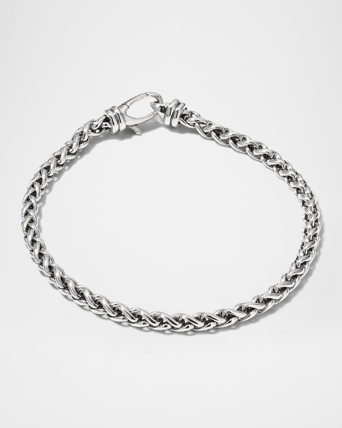 David Yurman Men 's Wheat Chain Bracelet in Silver, 4mm