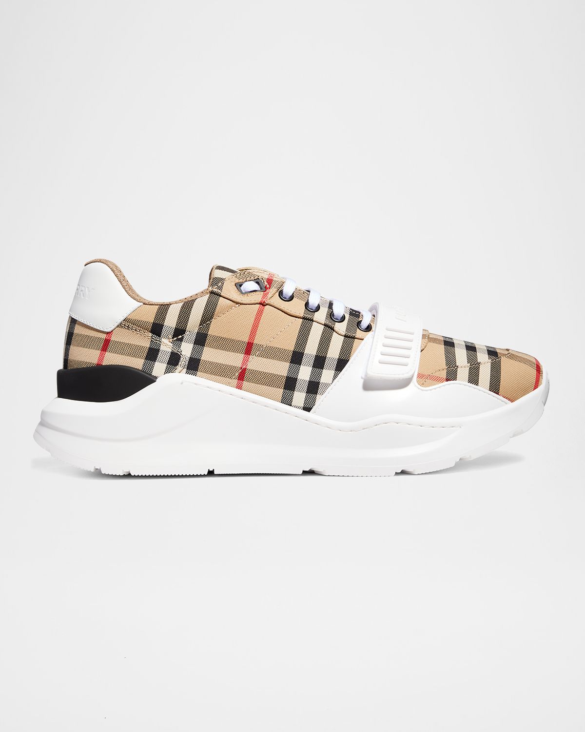Burberry Men 's Vintage Check Canvas Low-Top Sneakers | Thumbnail 8 Burberry Men 's Vintage Check Canvas Low-Top Sneakers | Thumbnail 8