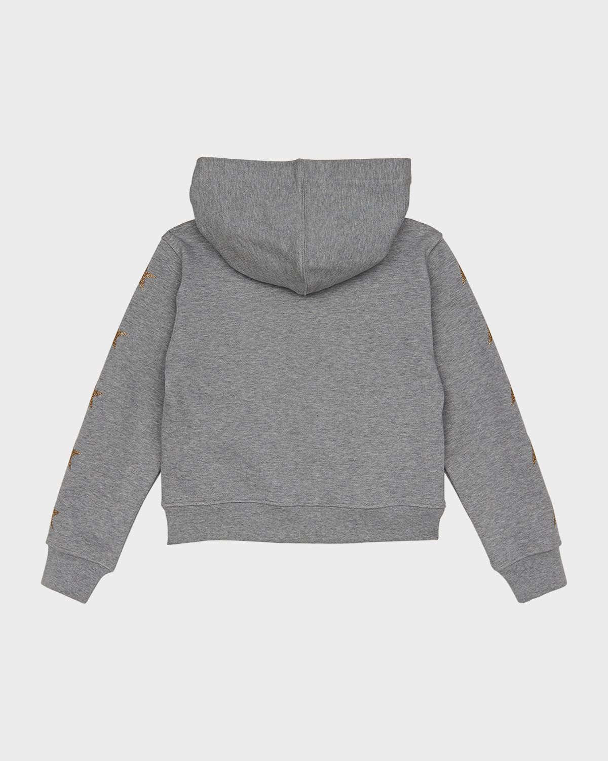 Golden Goose Girl 's Star Zip Up Hoodie, Size 4-10