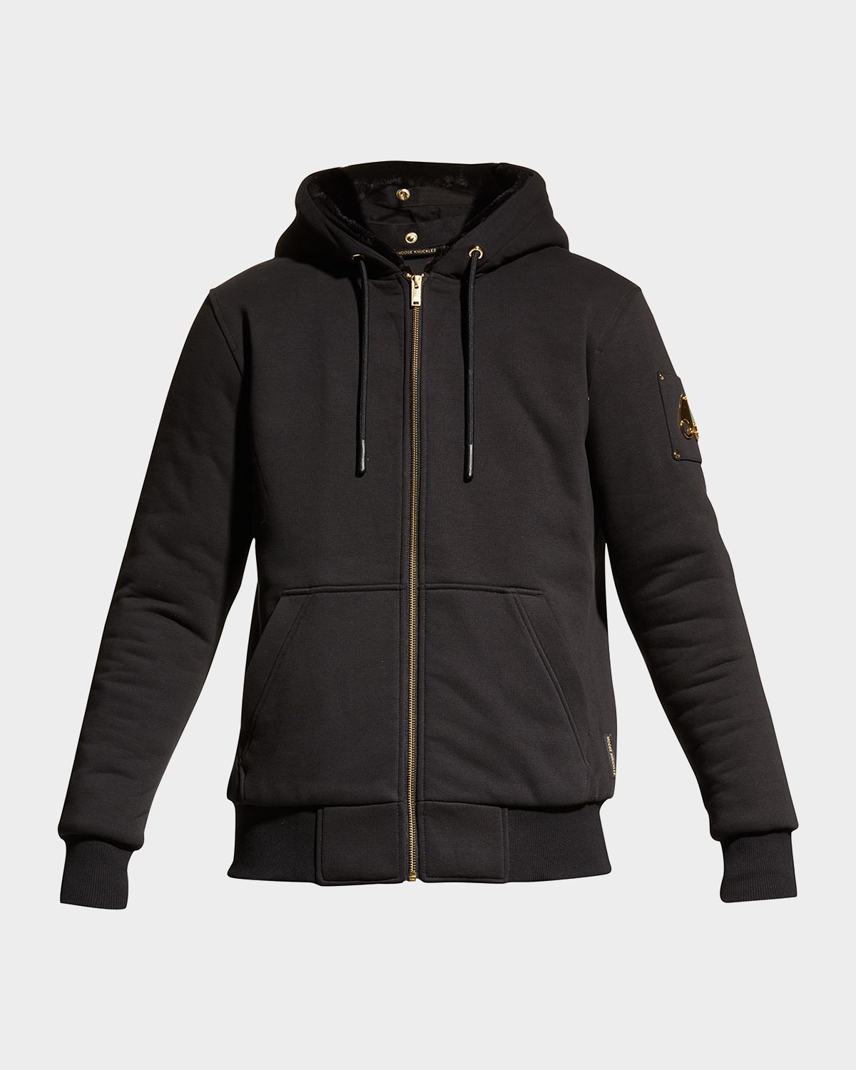 Moose Knuckles Men 's Linden Bunny Icon Zip Hoodie