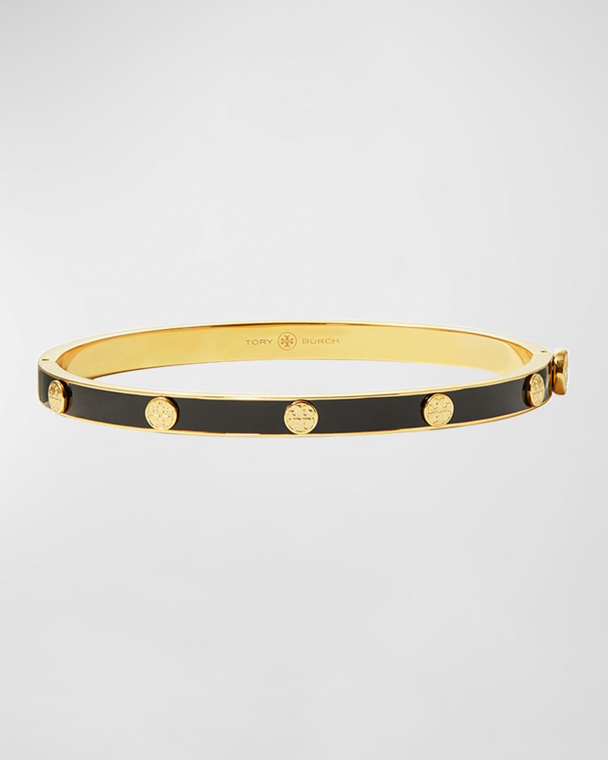 Tory Burch Miller Stud 5mm Enamel Hinge Bracelet