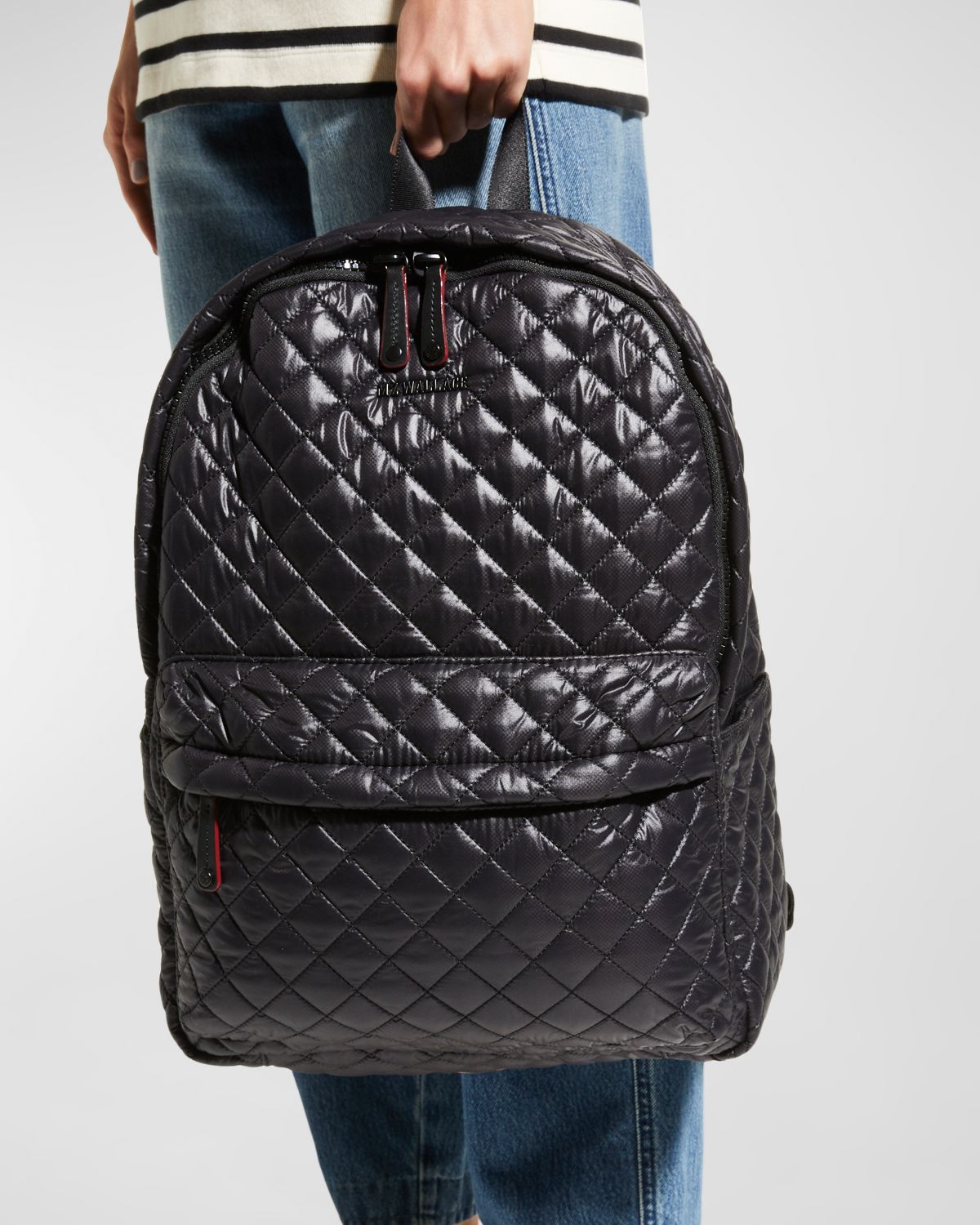MZ WALLACE Metro Deluxe Quilted Nylon Backpack