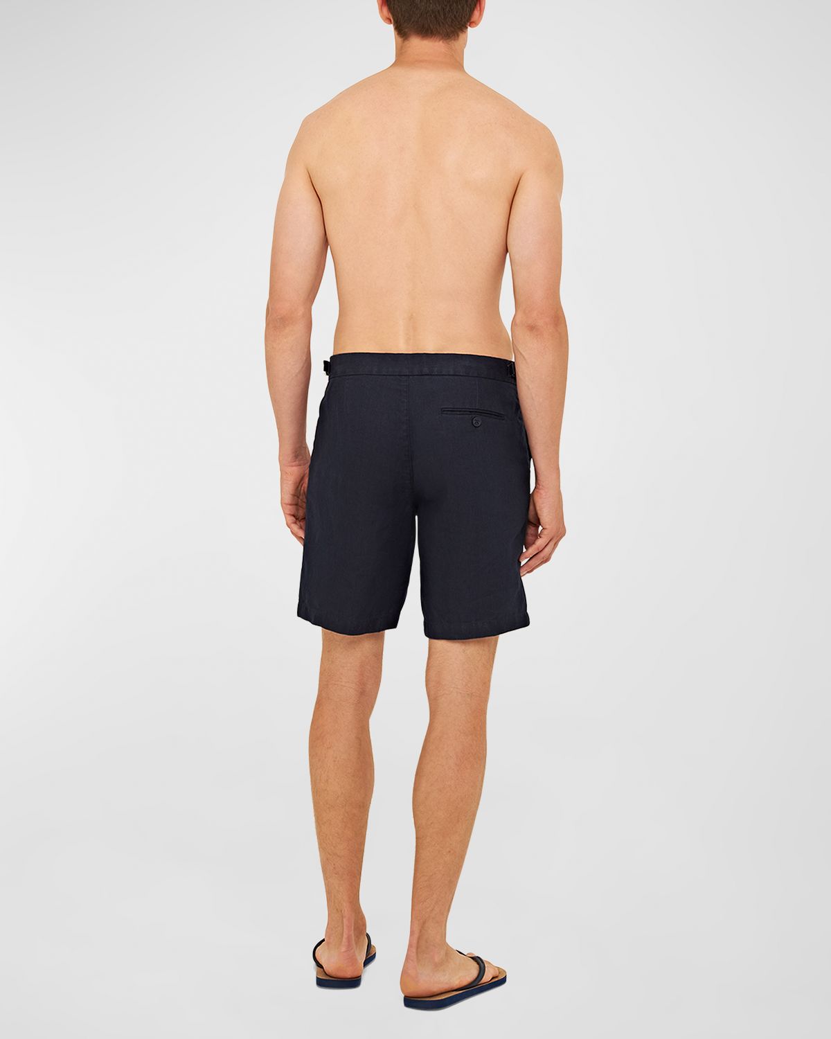 Orlebar Brown Men 's Norwich Linen Shorts