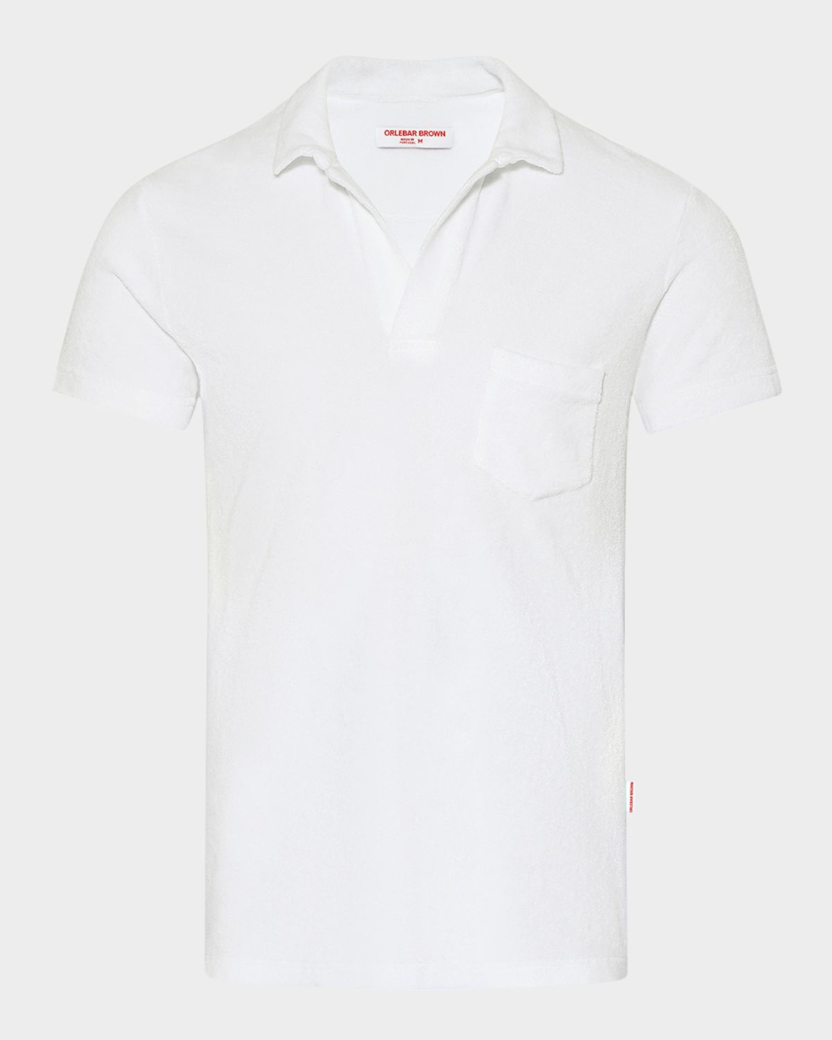 Orlebar Brown Men 's Cotton Terry Polo Shirt | Thumbnail 8 Orlebar Brown Men 's Cotton Terry Polo Shirt | Thumbnail 8