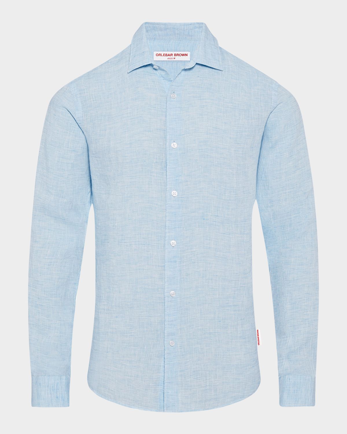 Orlebar Brown Men 's Giles Linen Sport Shirt | Thumbnail 6 Orlebar Brown Men 's Giles Linen Sport Shirt | Thumbnail 6