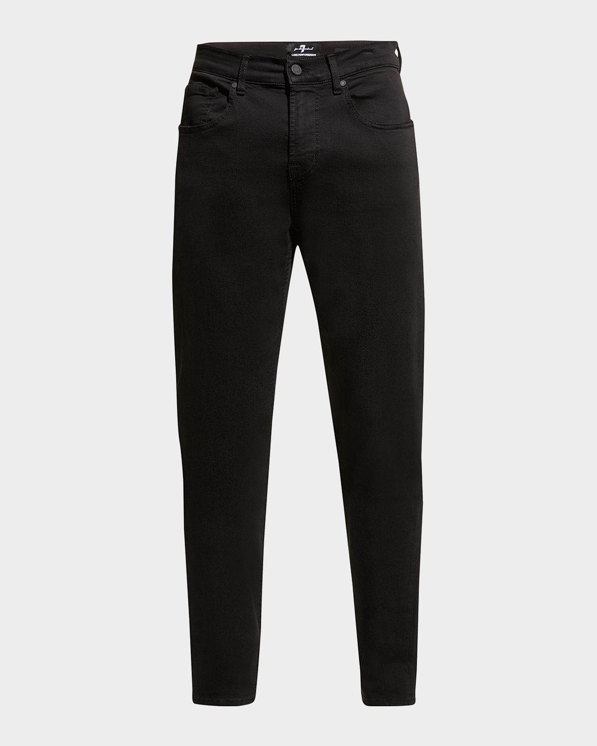 7 for all mankind Men 's Slimmy Taper Solid Skinny Jeans