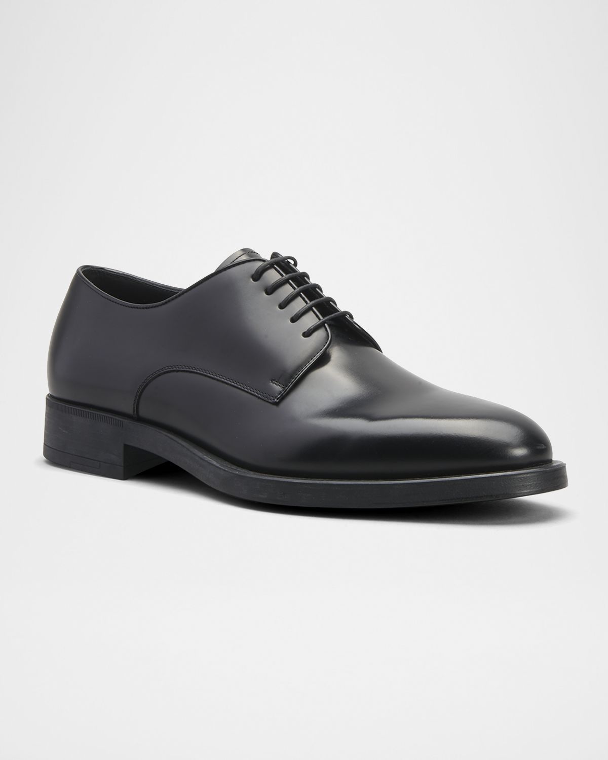 Giorgio Armani Men 's Formal Leather Derby Shoes