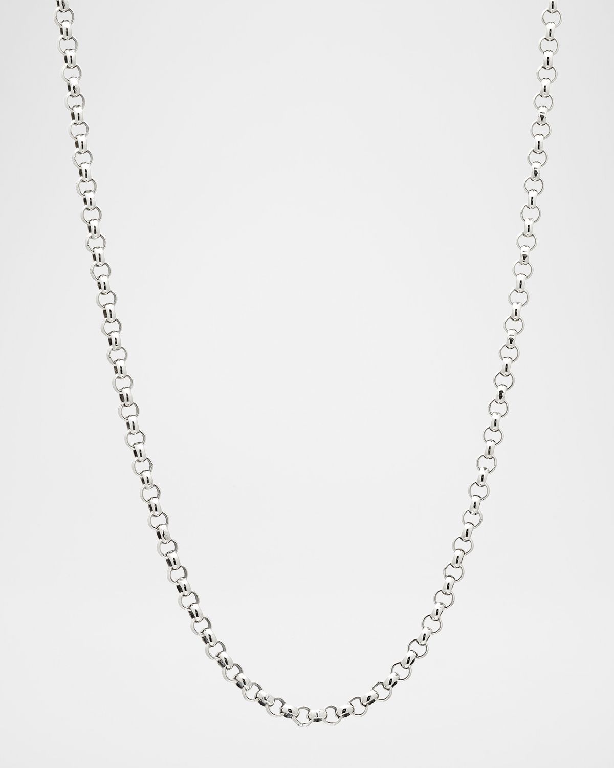 Konstantino Men 's Sterling Silver Cable Chain Necklace, 20"L