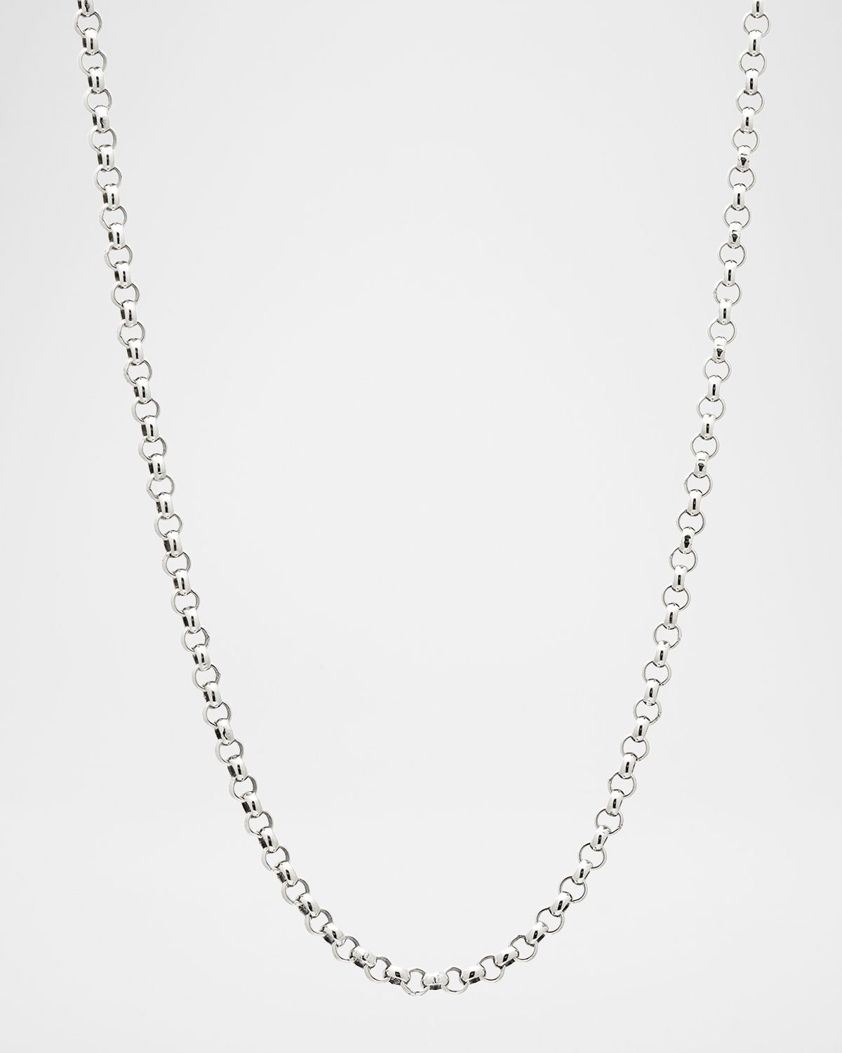 Konstantino Men 's Sterling Silver Cable Chain Necklace, 24"L