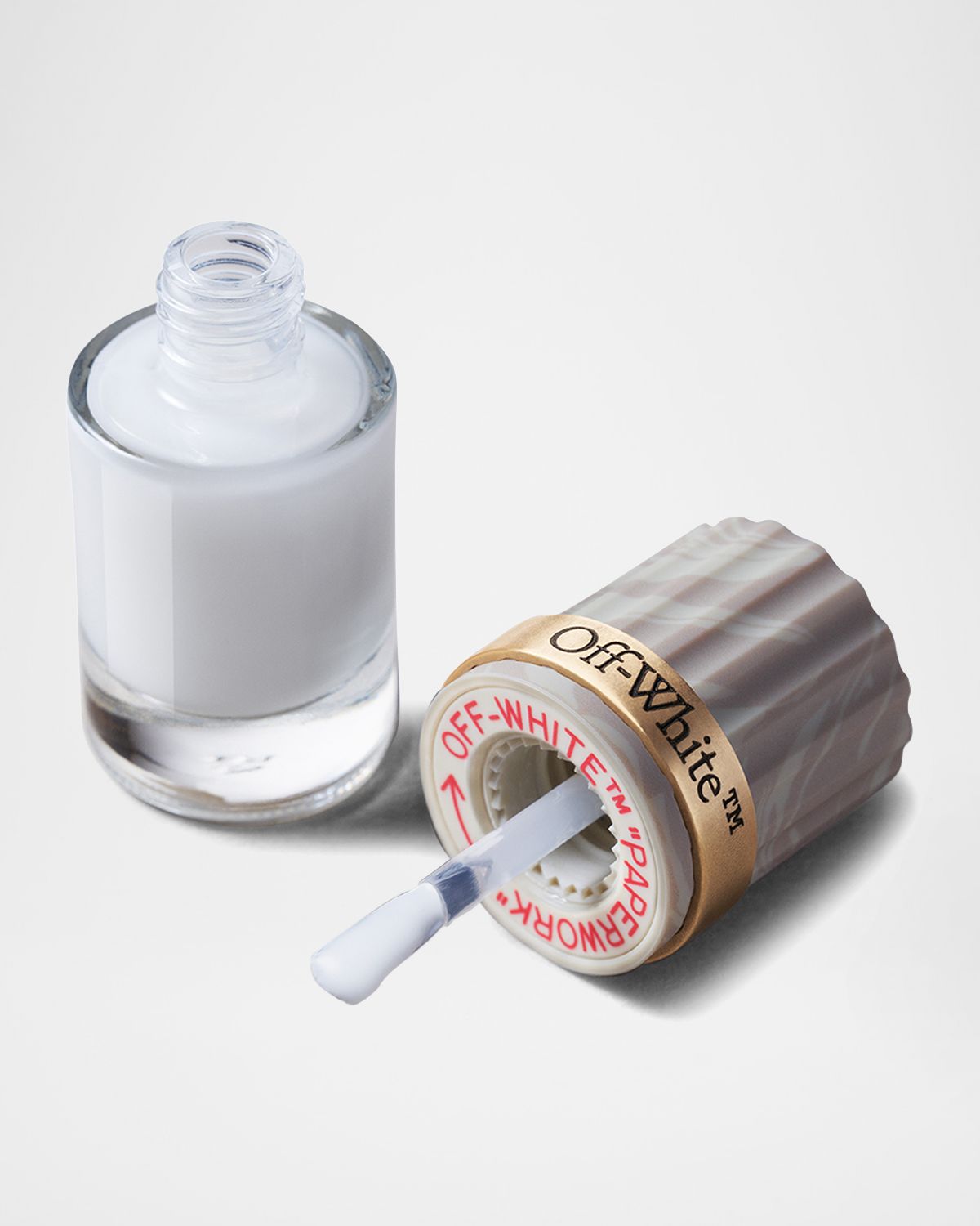 Off-White Paperwork Color Matter Crackle Nail Polish, Odd