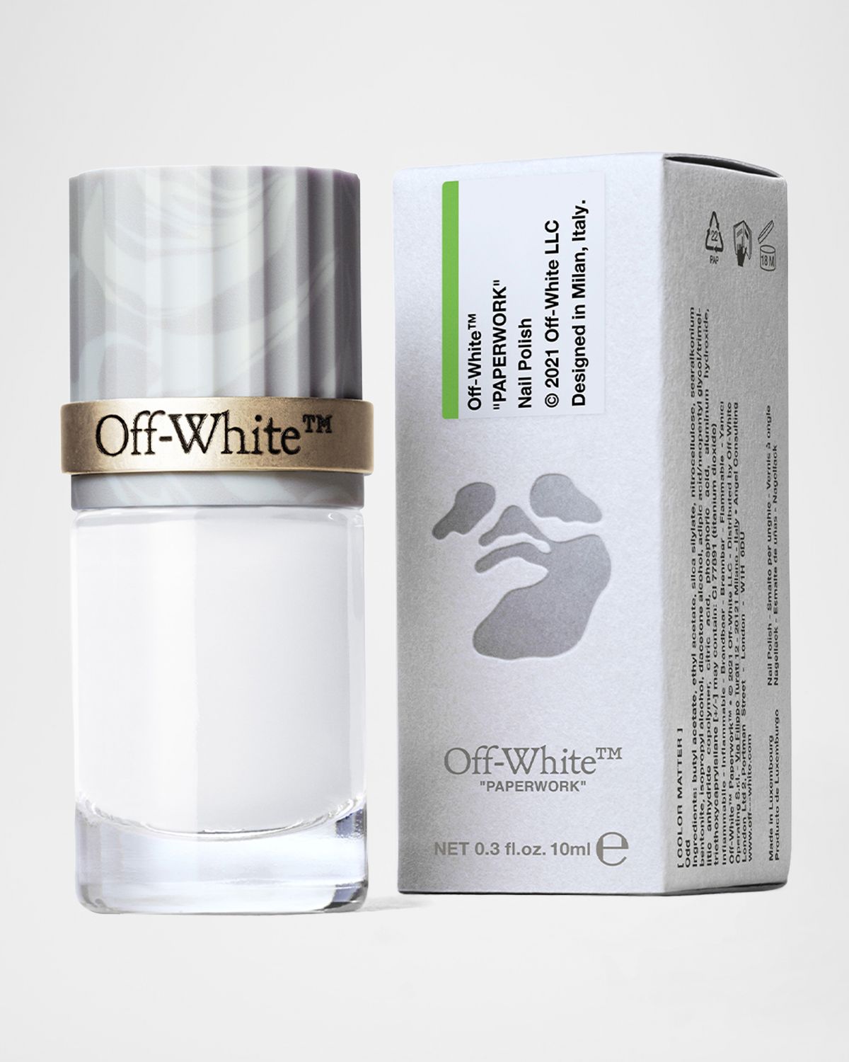Off-White Paperwork Color Matter Crackle Nail Polish, Odd | Thumbnail 6