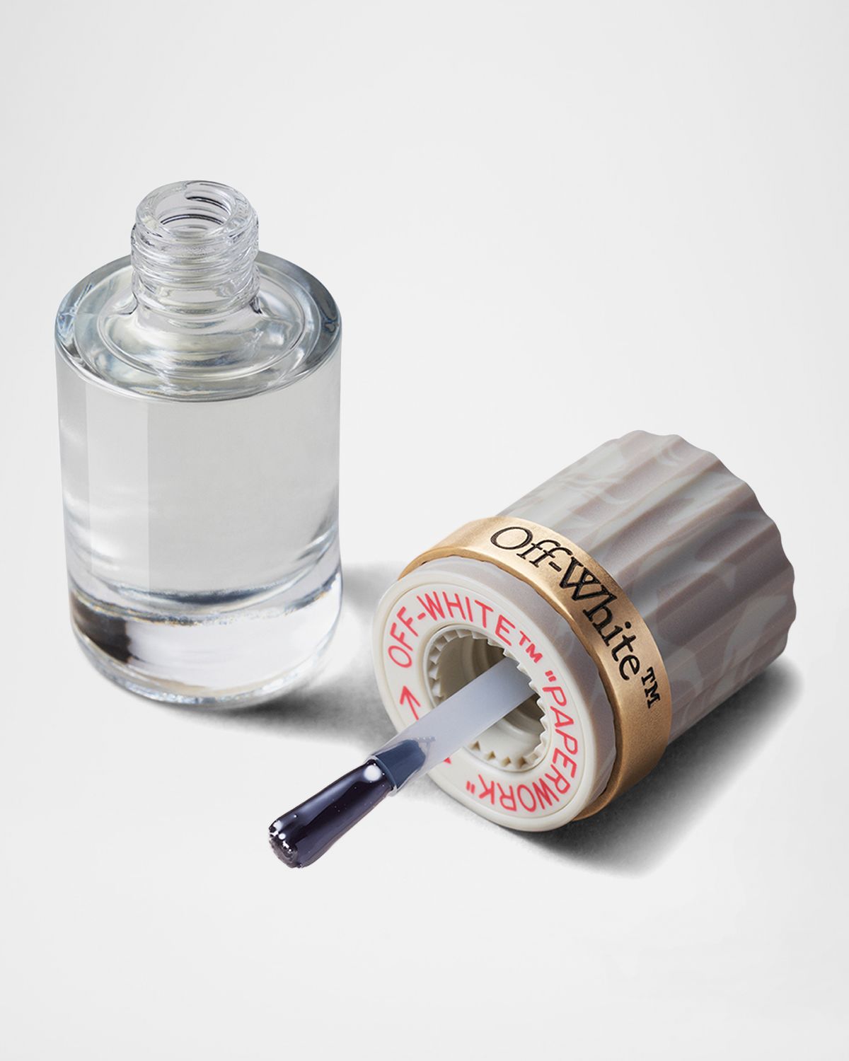 Off-White Paperwork Color Matter Top Coat Nail Polish