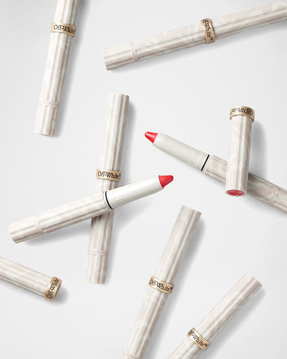 Off-White Paperwork Imprint Face & Body Solid Pigment, Signal