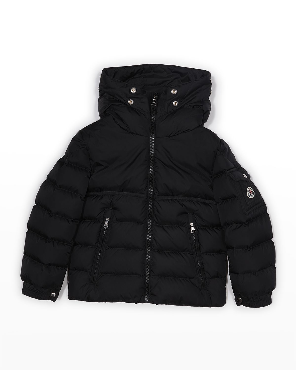 Moncler Boy 's Byron Faux Fur Hooded Puffer Jacket, Size 8-14