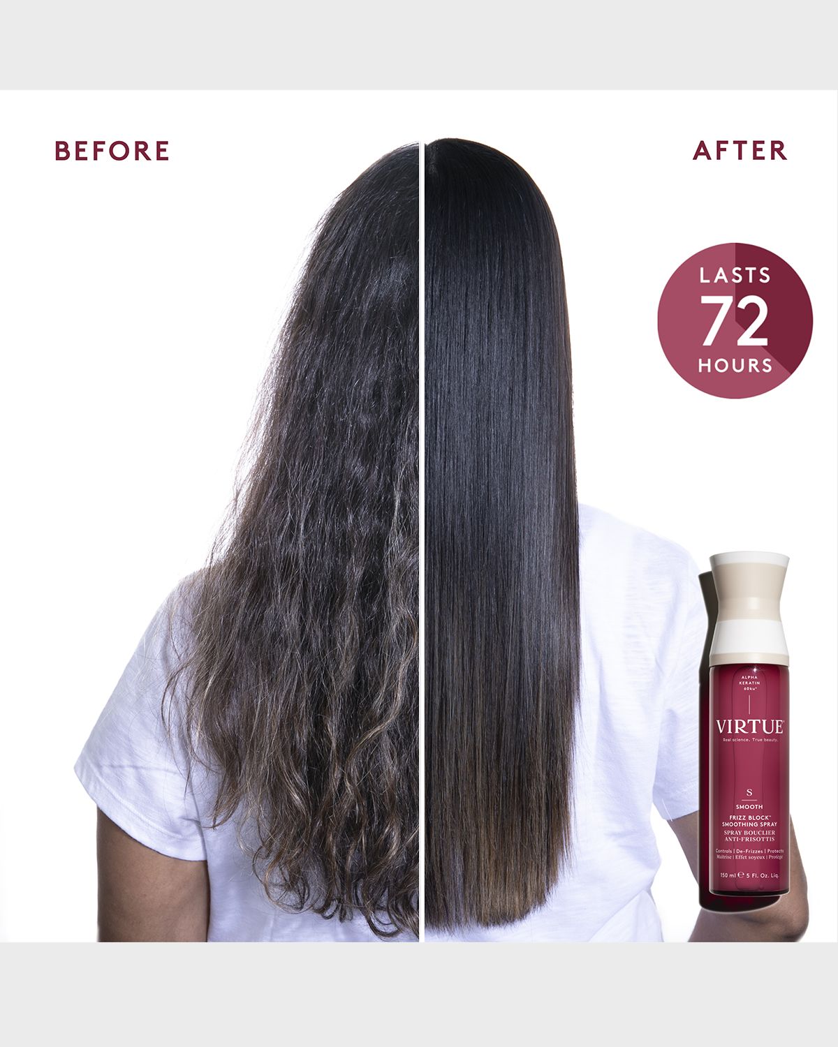 Virtue Frizz Block Smoothing Spray