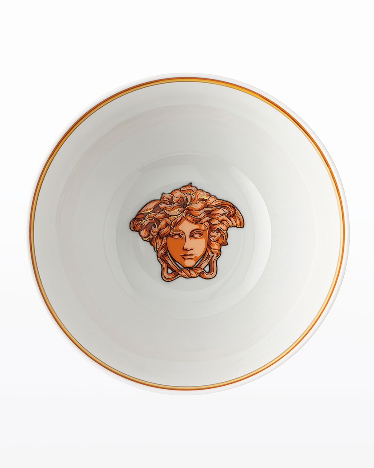 Versace Medusa Amplified Orange Coin Cereal Bowl