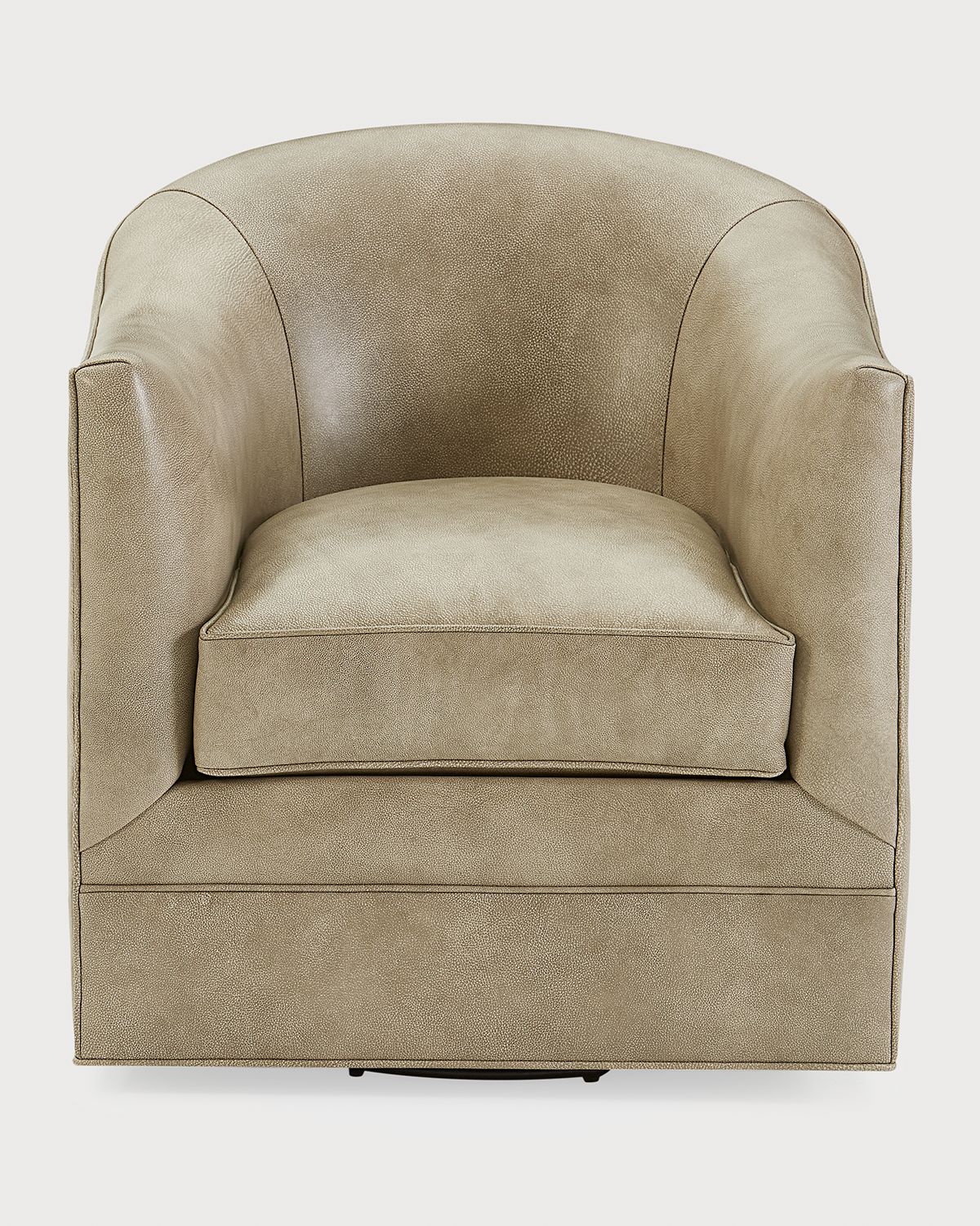 Hooker Furniture Gideon Leather Swivel Club Chair