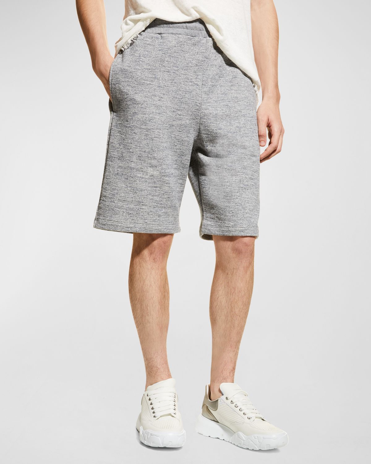 Golden Goose Men 's Diego Star Wide-Leg Boxing Shorts