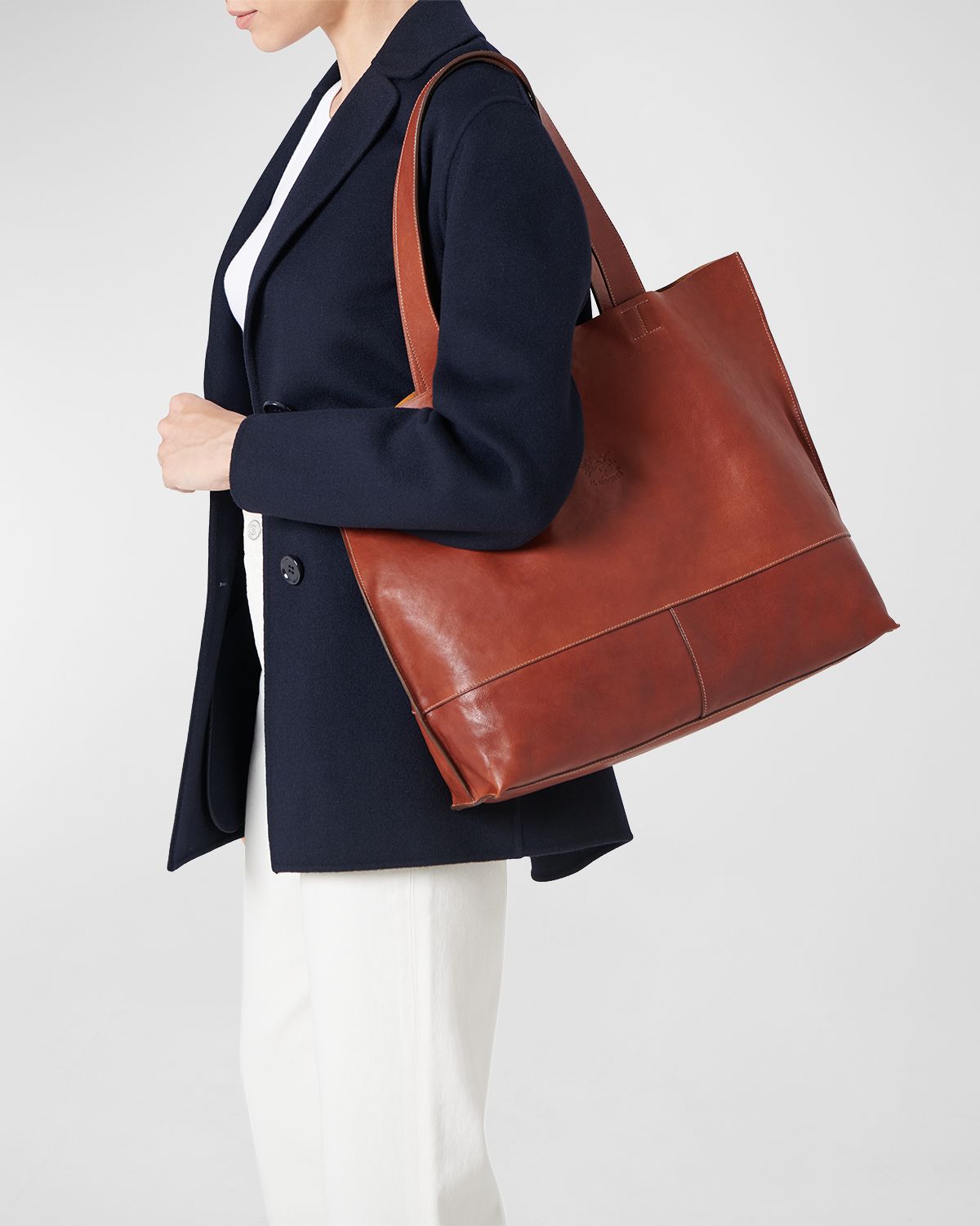 Il Bisonte Valentina Vachetta Leather Tote Bag