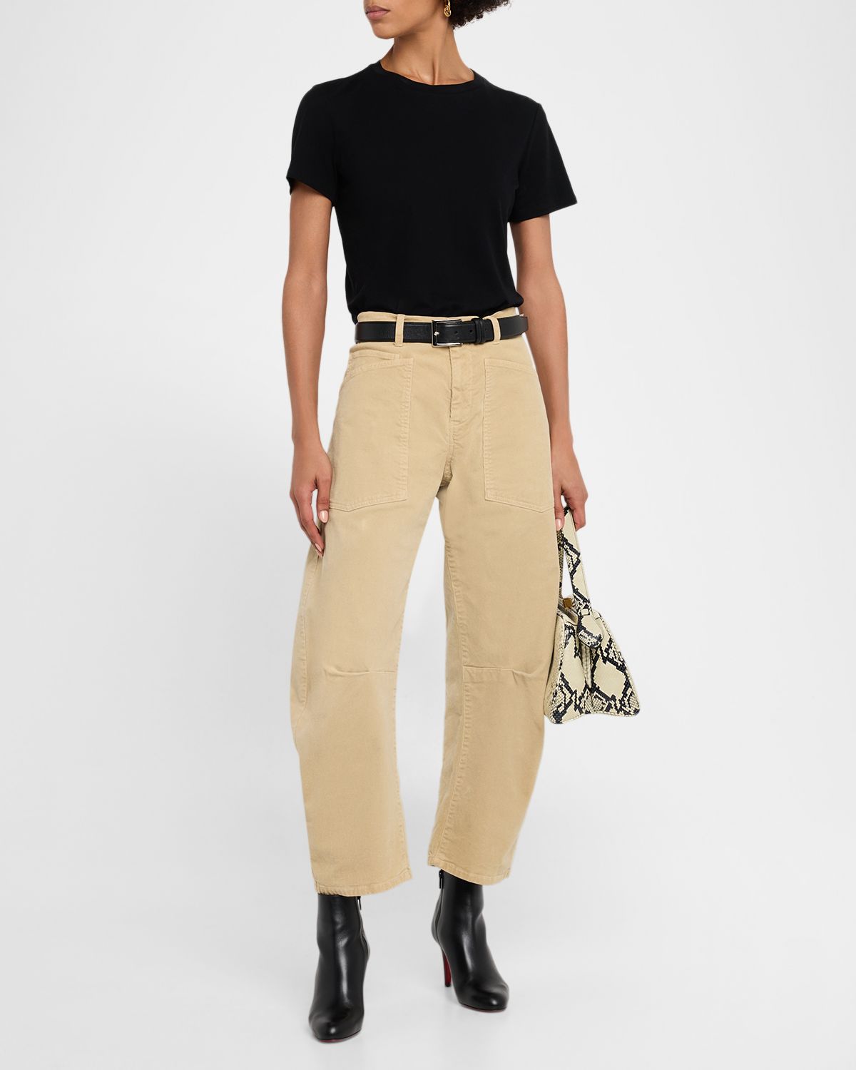 Nili Lotan Shon Wide-Leg Pants