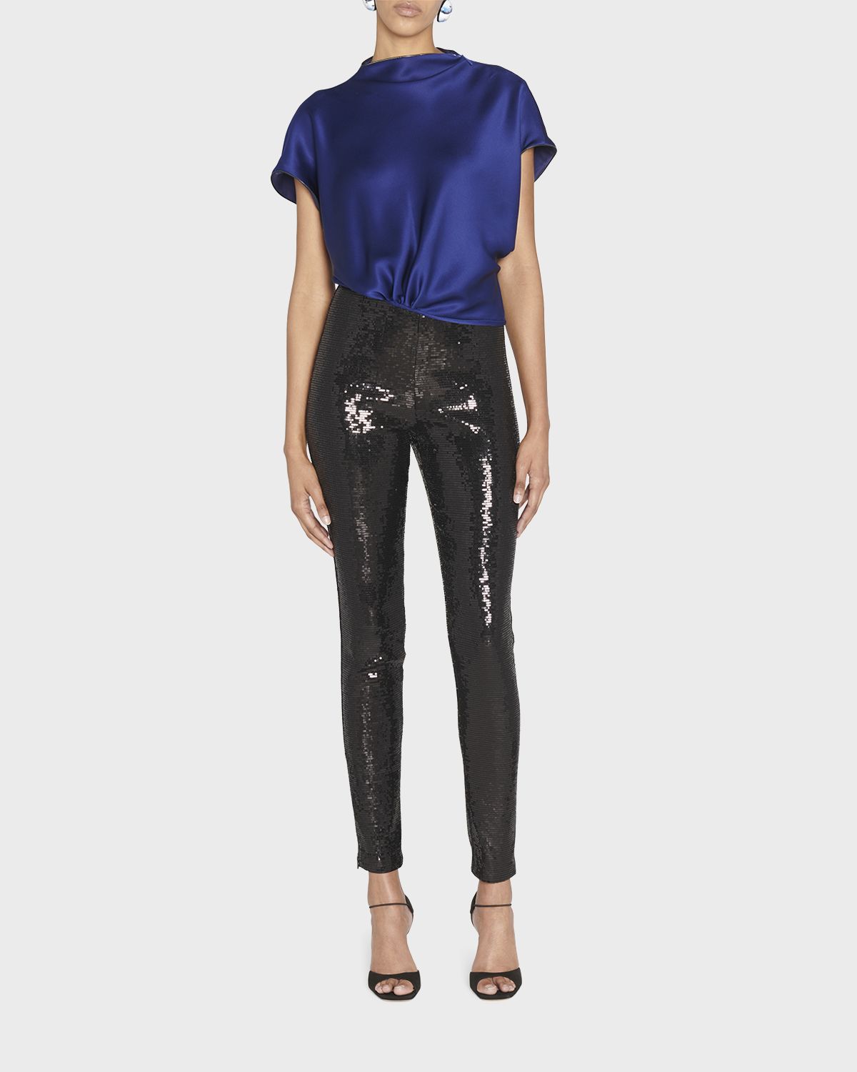 Giorgio Armani Sequin Ankle Leggings