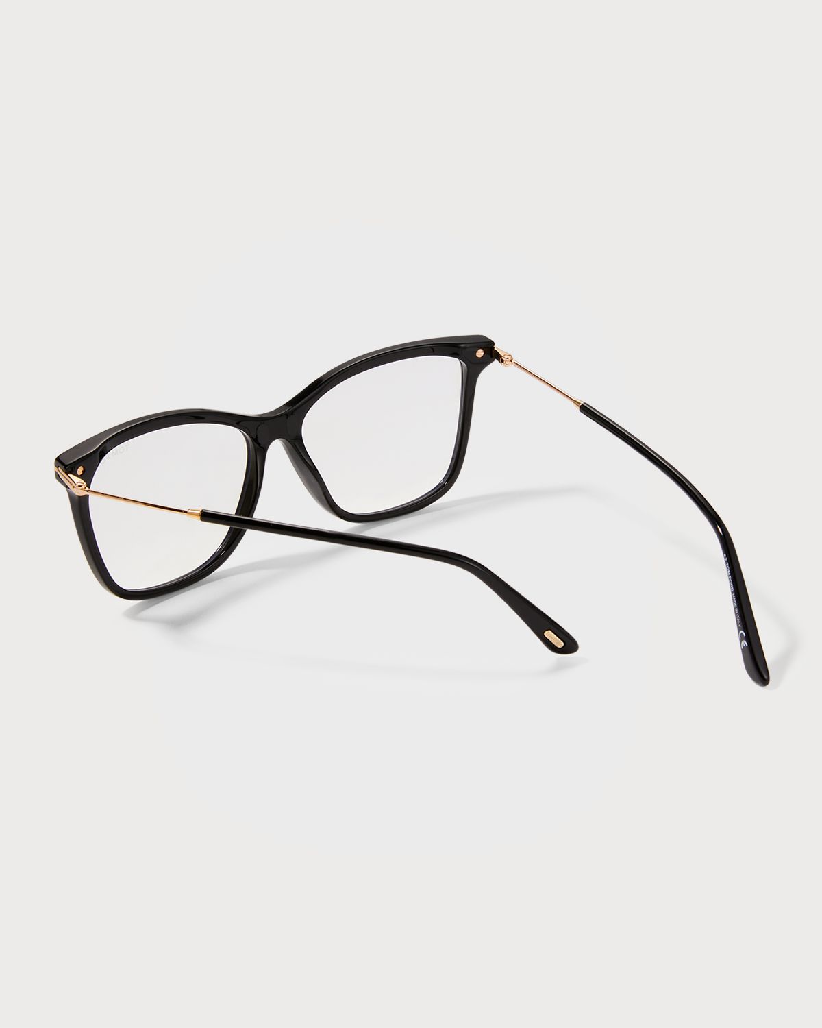 TOM FORD Blue Filtering Acetate Cat-Eye Glasses