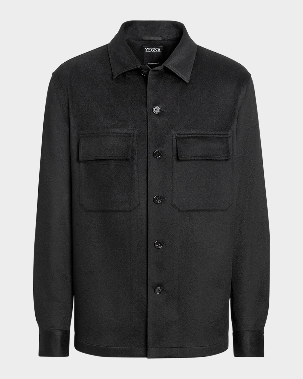 ZEGNA Men 's Cashmere Overshirt | Thumbnail 6 ZEGNA Men 's Cashmere Overshirt | Thumbnail 6