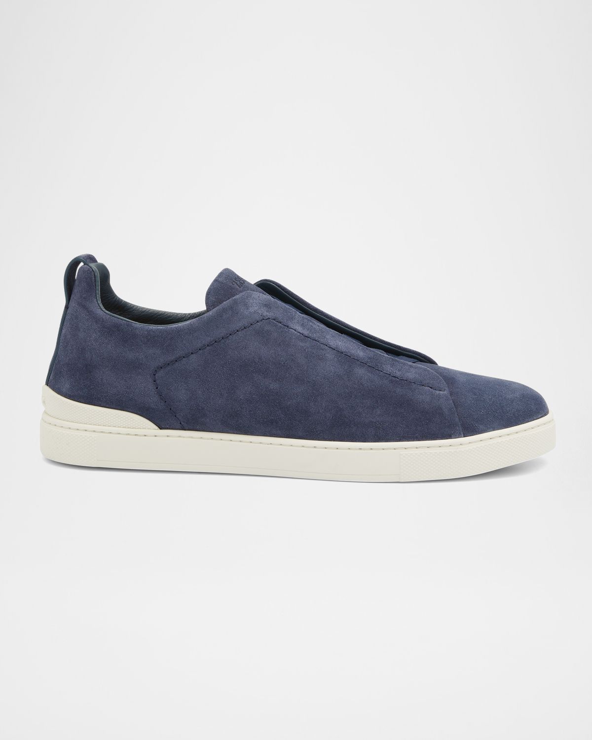 ZEGNA Men 's Triple Stitch Suede Sneakers | Thumbnail 9 ZEGNA Men 's Triple Stitch Suede Sneakers | Thumbnail 9