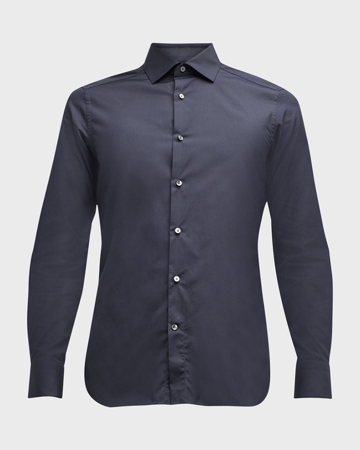 ZEGNA Men 's Trofeo Comfort Cotton Shirt