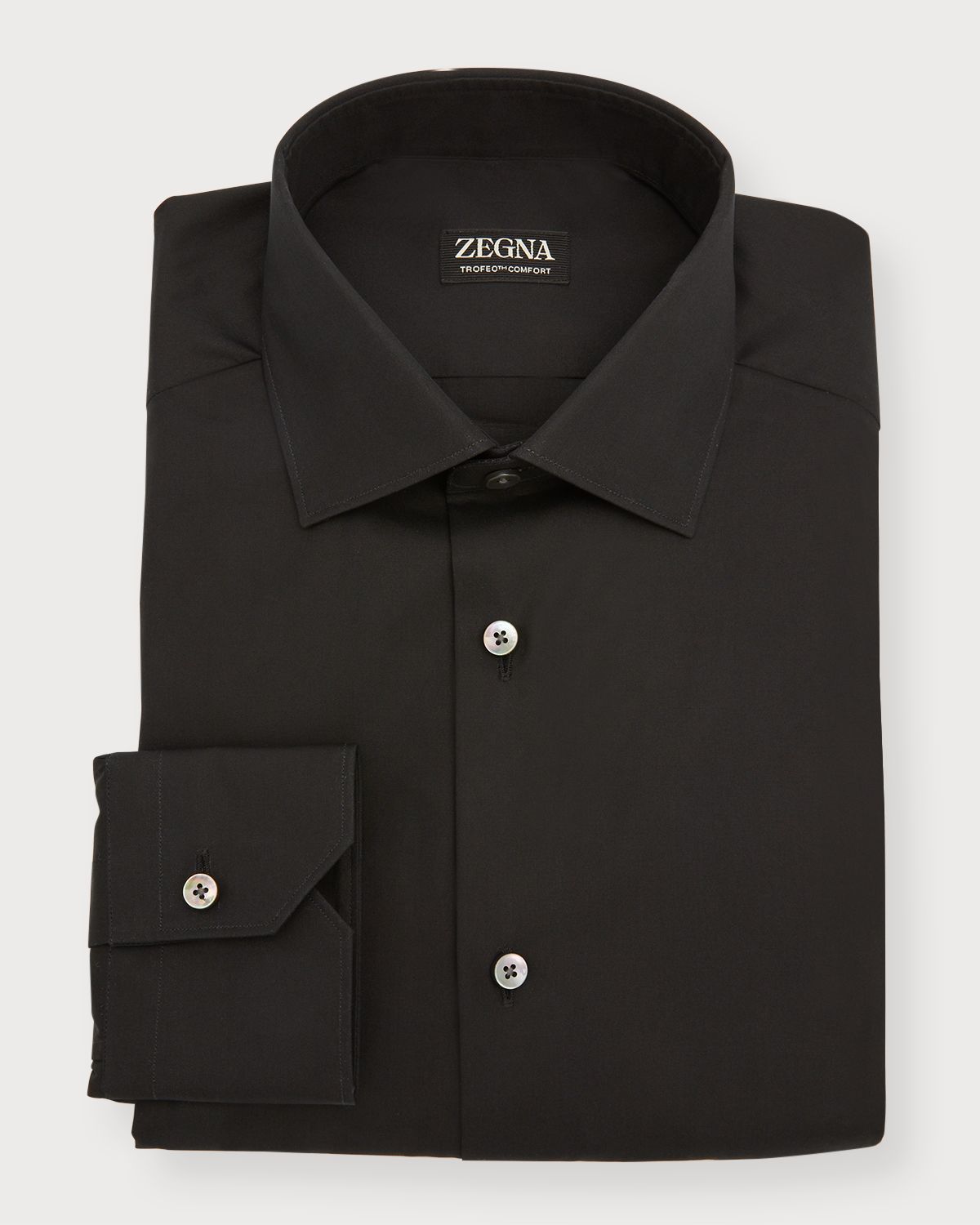 ZEGNA Men 's Trofeo Comfort Cotton Dress Shirt
