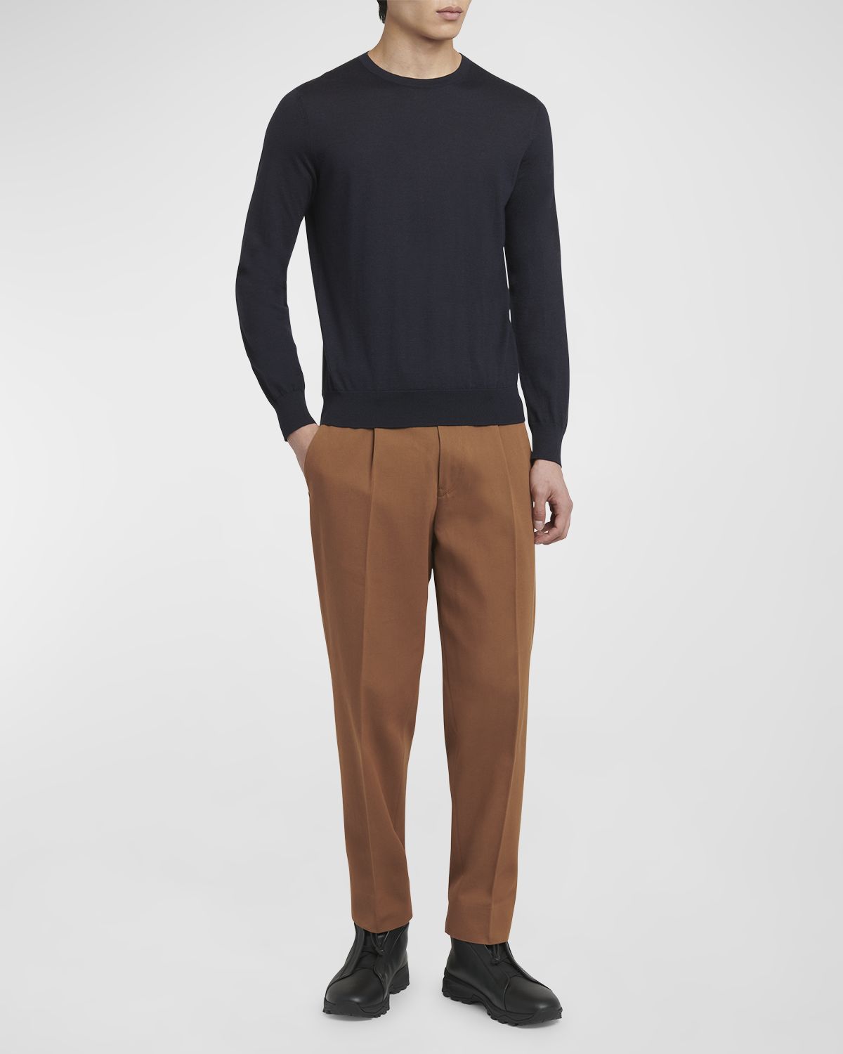 ZEGNA Men 's Cashmere Crewneck Sweater
