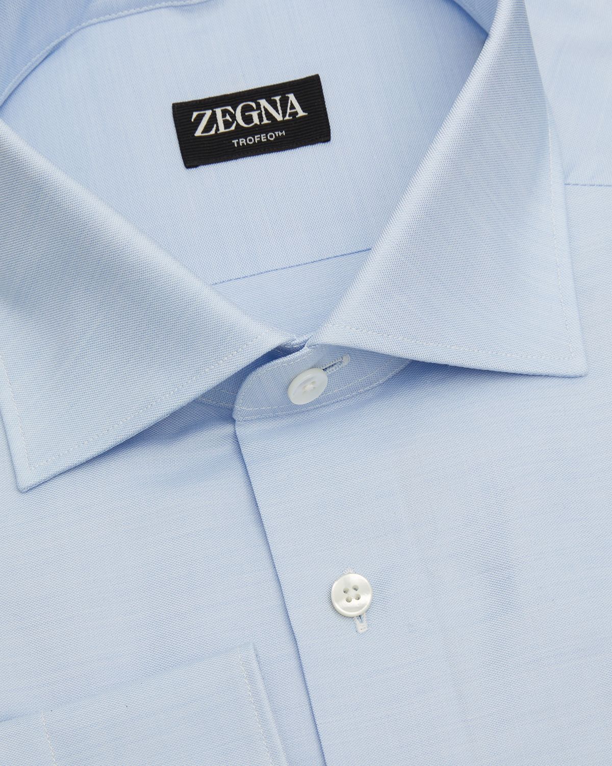 ZEGNA Men 's Trofeo Cotton Dress Shirt