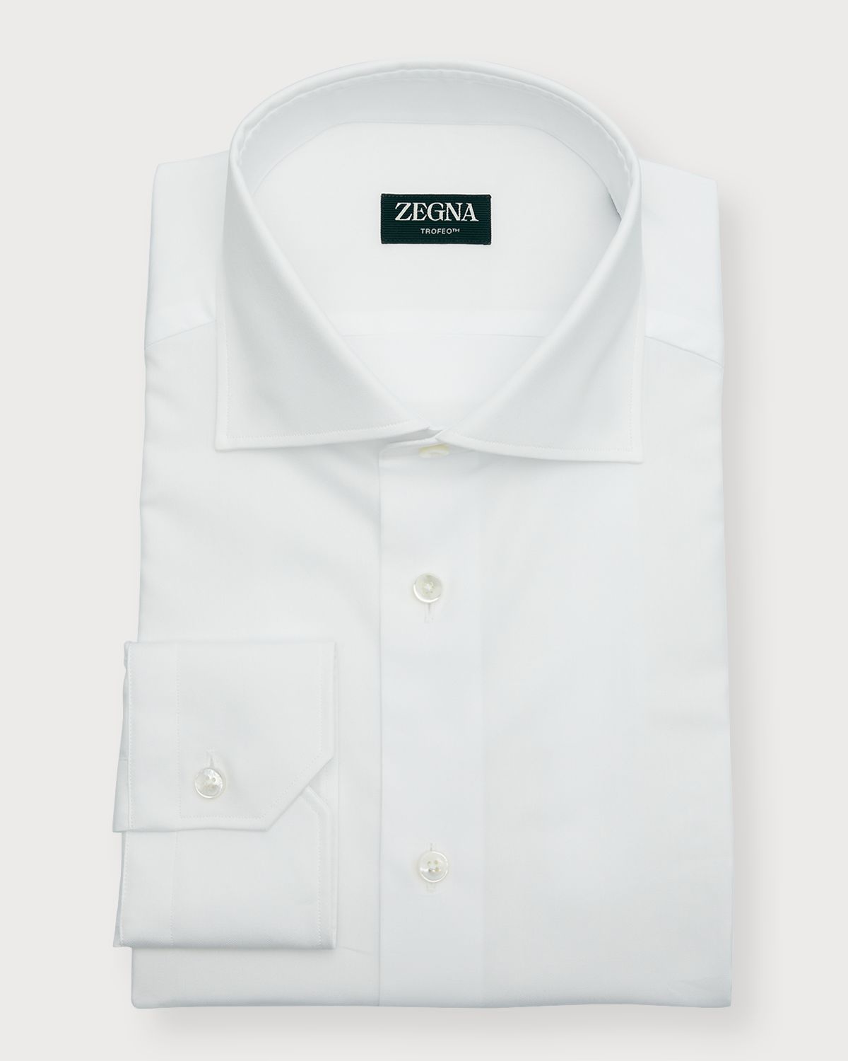 ZEGNA Men 's Trofeo Cotton Dress Shirt