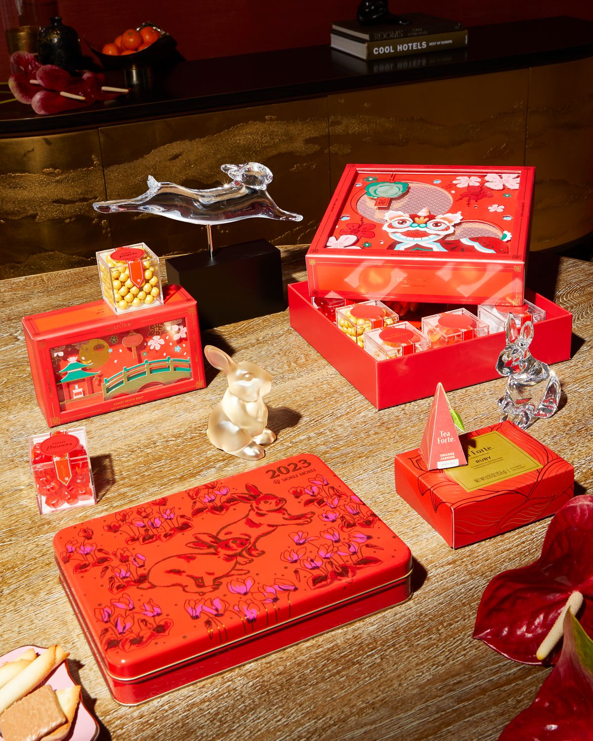 Baccarat Pompon Crystal Rabbit