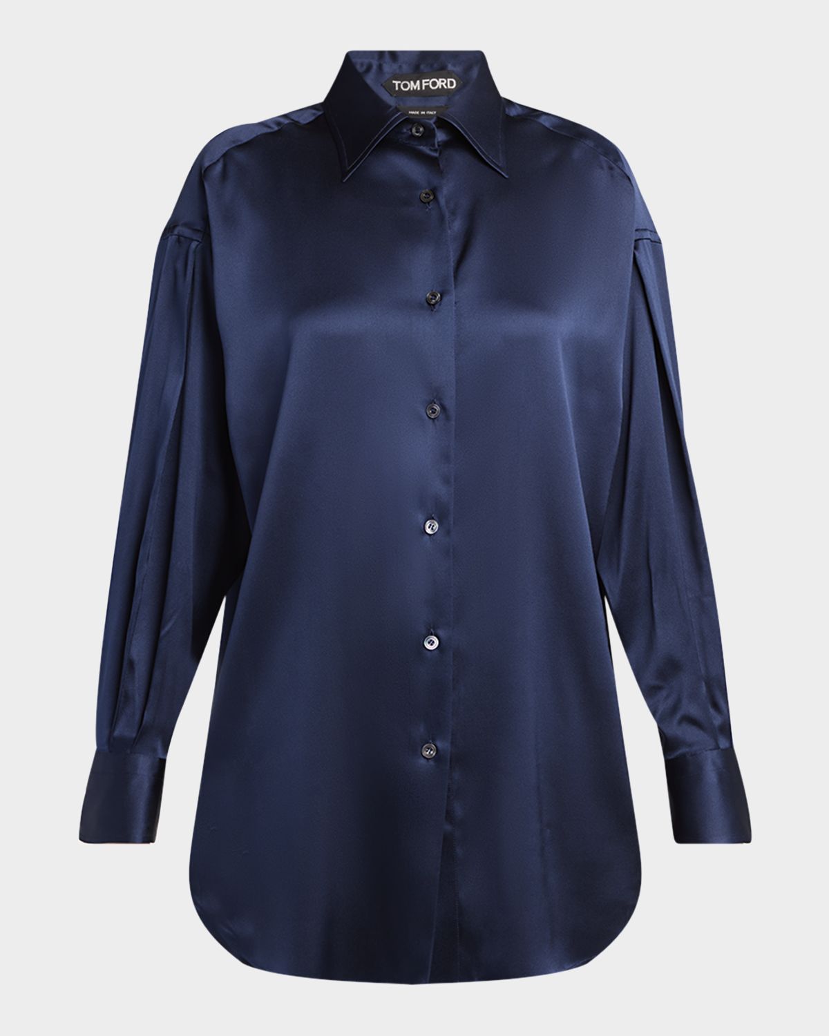 TOM FORD Button-Down Silk Shirt | Thumbnail 6 TOM FORD Button-Down Silk Shirt | Thumbnail 6