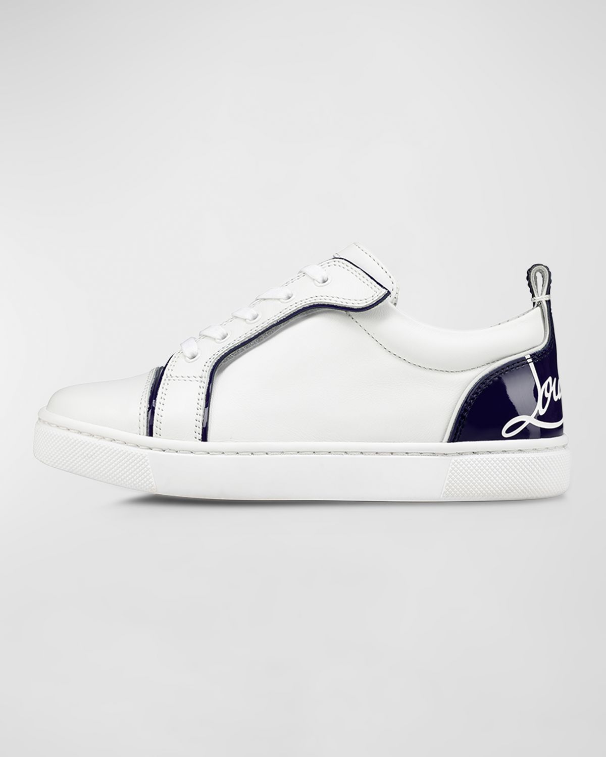 Christian Louboutin Kid 's FunnyTo Red-Sole Low-Top Sneakers, Toddler/Kids | Thumbnail 6 Christian Louboutin Kid 's FunnyTo Red-Sole Low-Top Sneakers, Toddler/Kids | Thumbnail 6