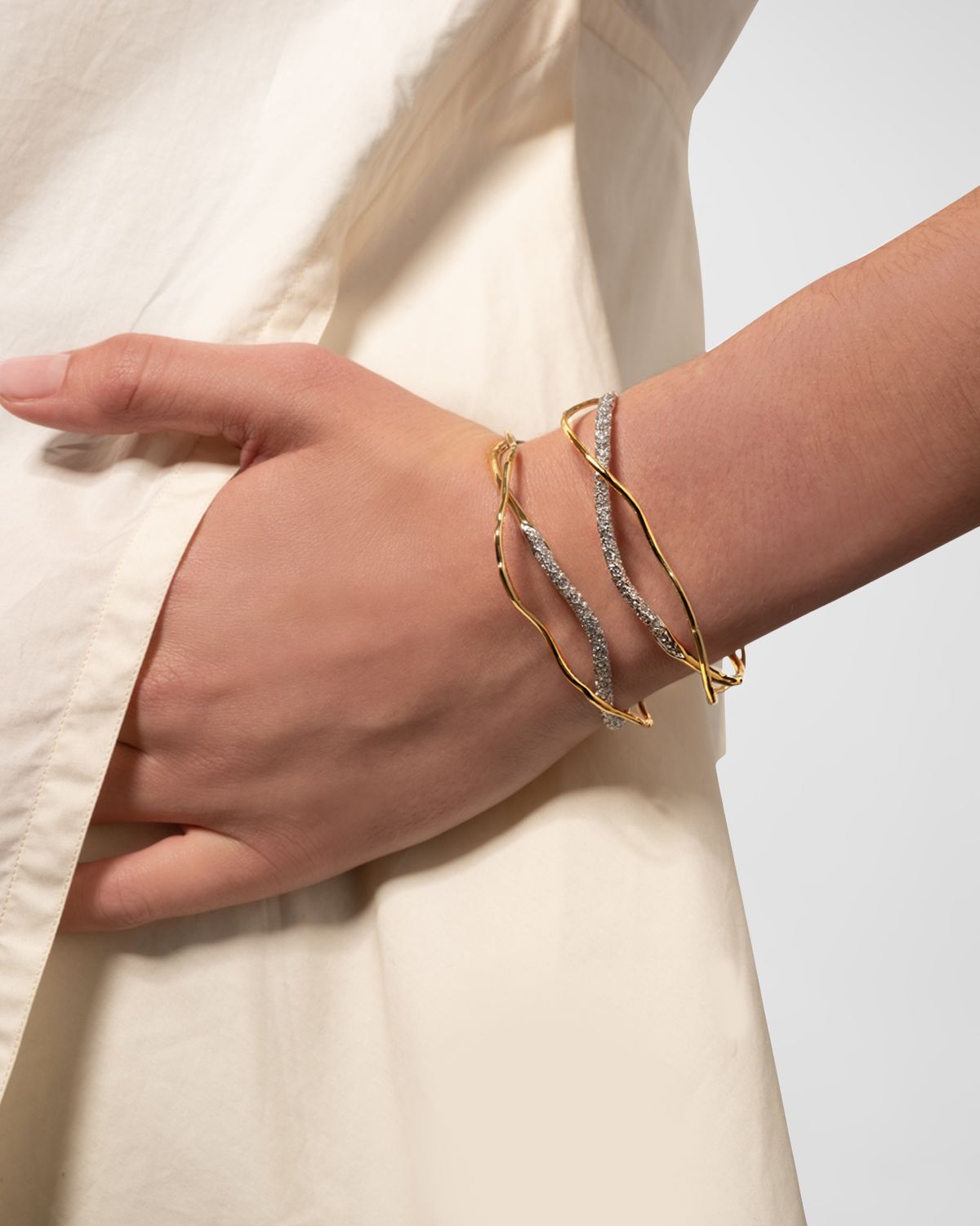 Alexis Bittar Solanales Crystal Cuff Bracelet