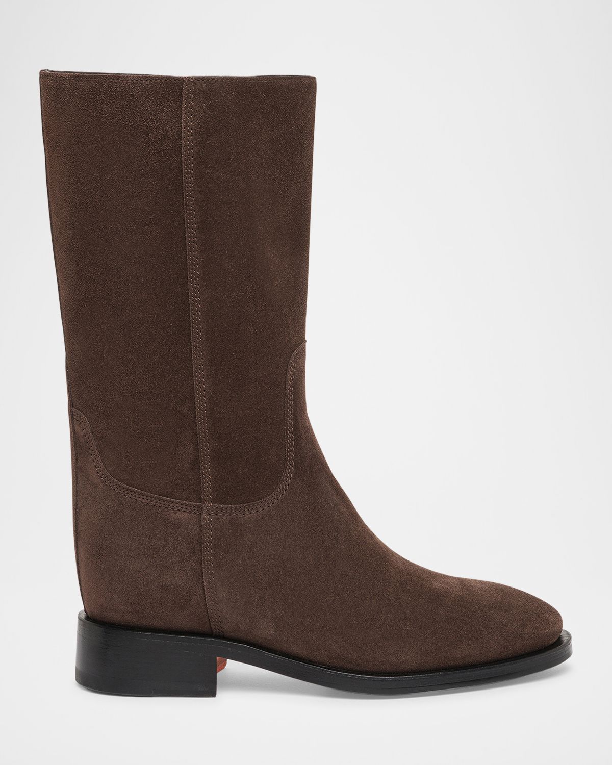 Santoni Fleeces Suede Tall Ranch Boots | Thumbnail 3 Santoni Fleeces Suede Tall Ranch Boots | Thumbnail 3