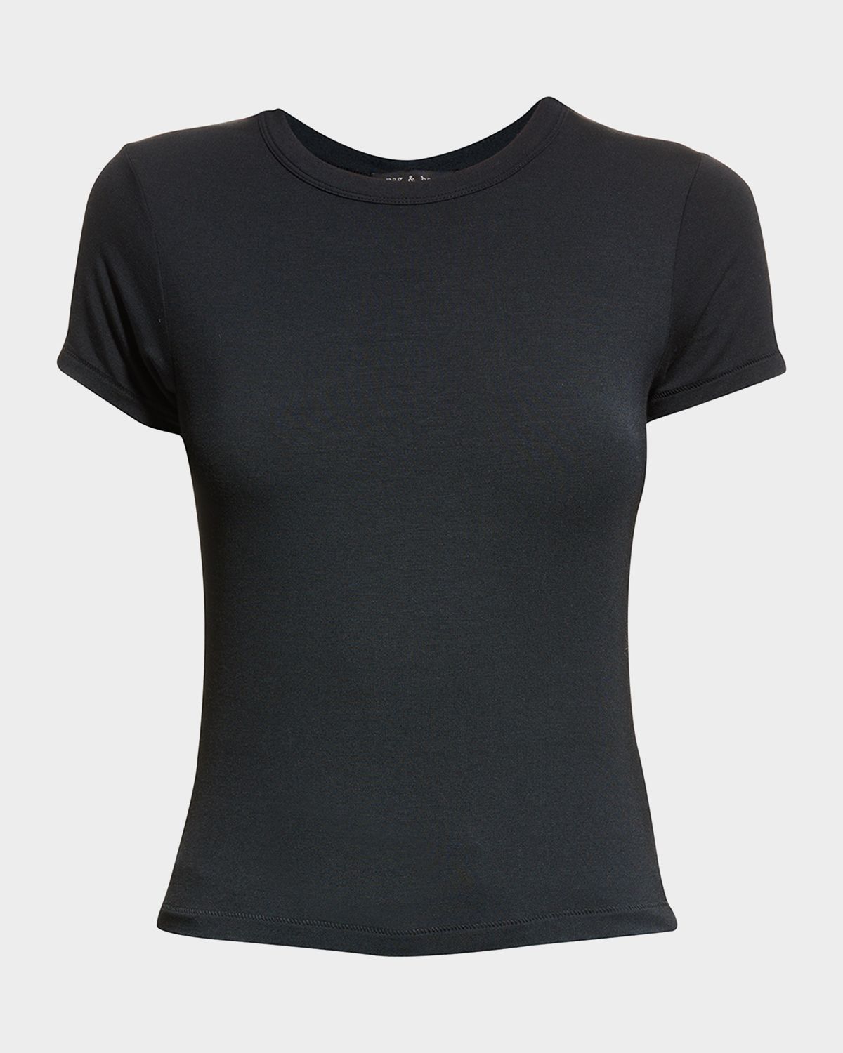 Rag & Bone Luca Slim Short-Sleeve Baby Tee | Thumbnail 9