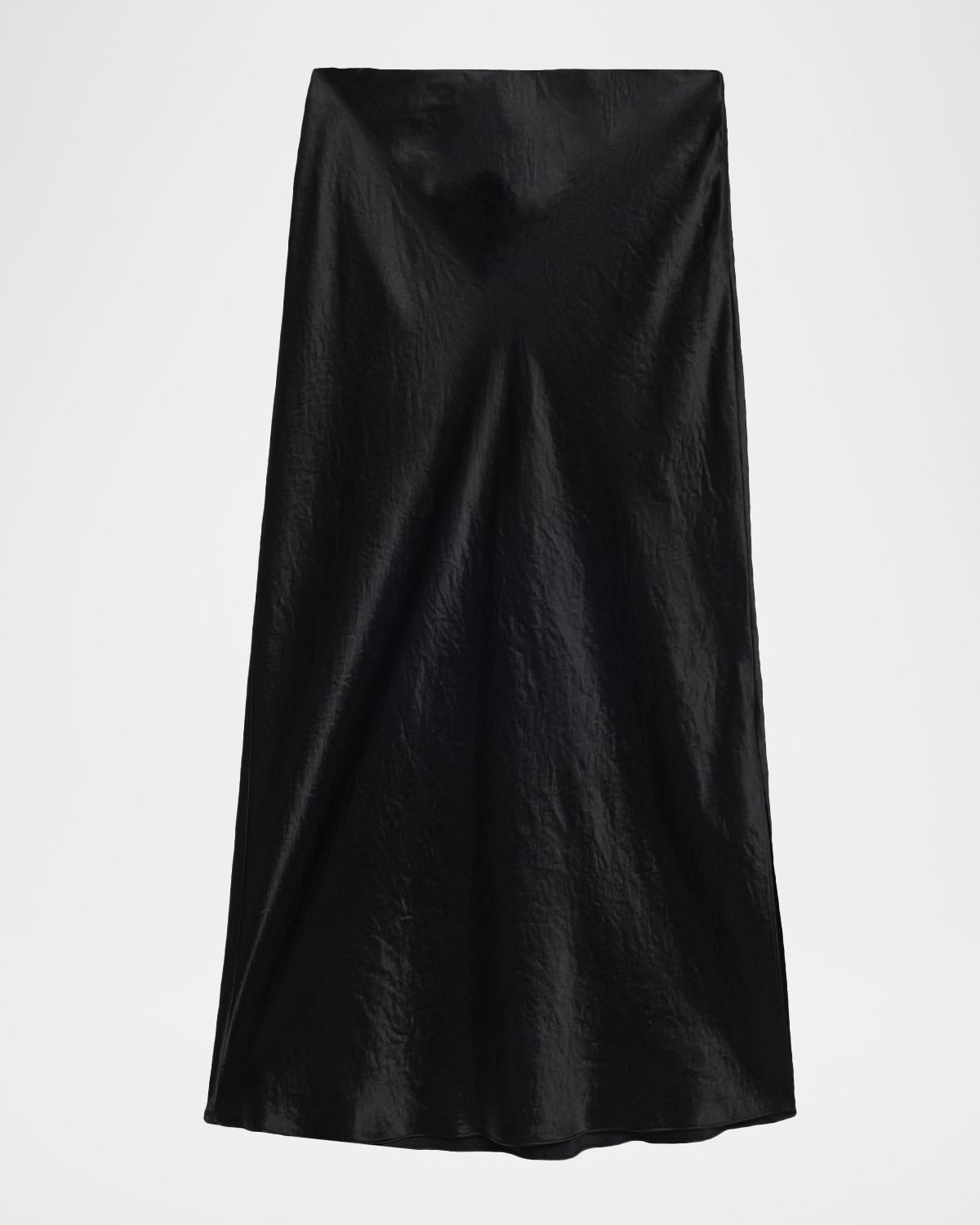 Vince Side-Slit Satin Slip Skirt | Thumbnail 4