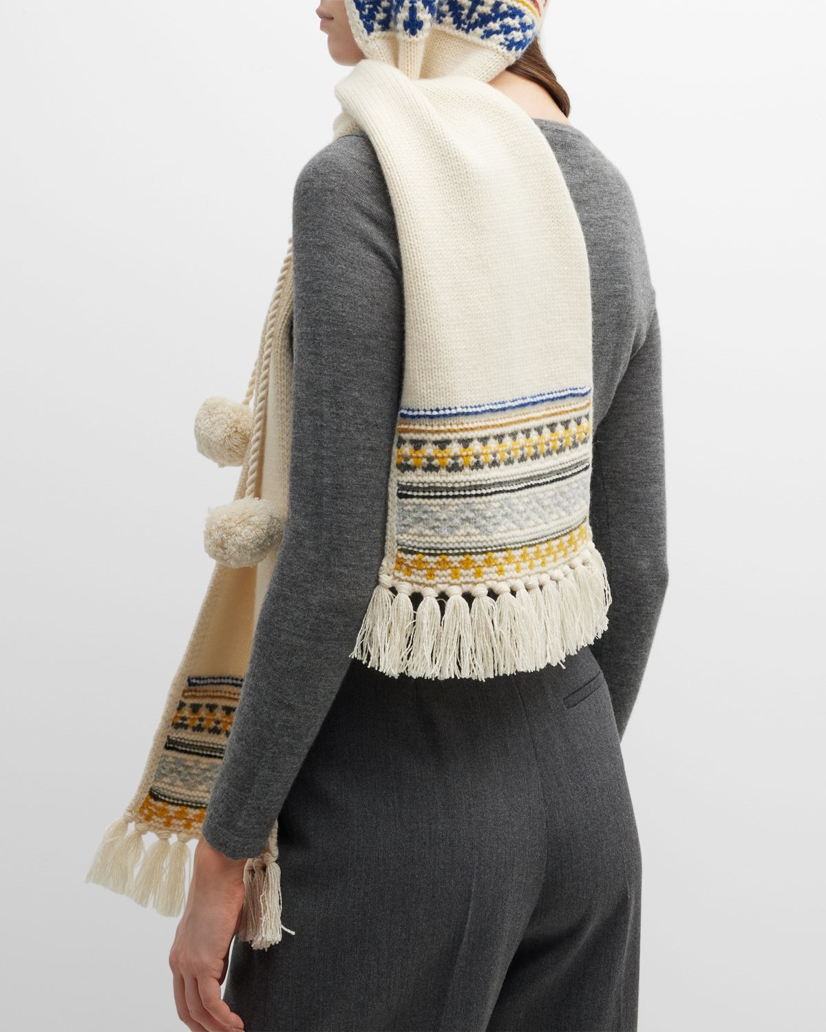 Loro Piana Hooded Bernina Cashmere Scarf