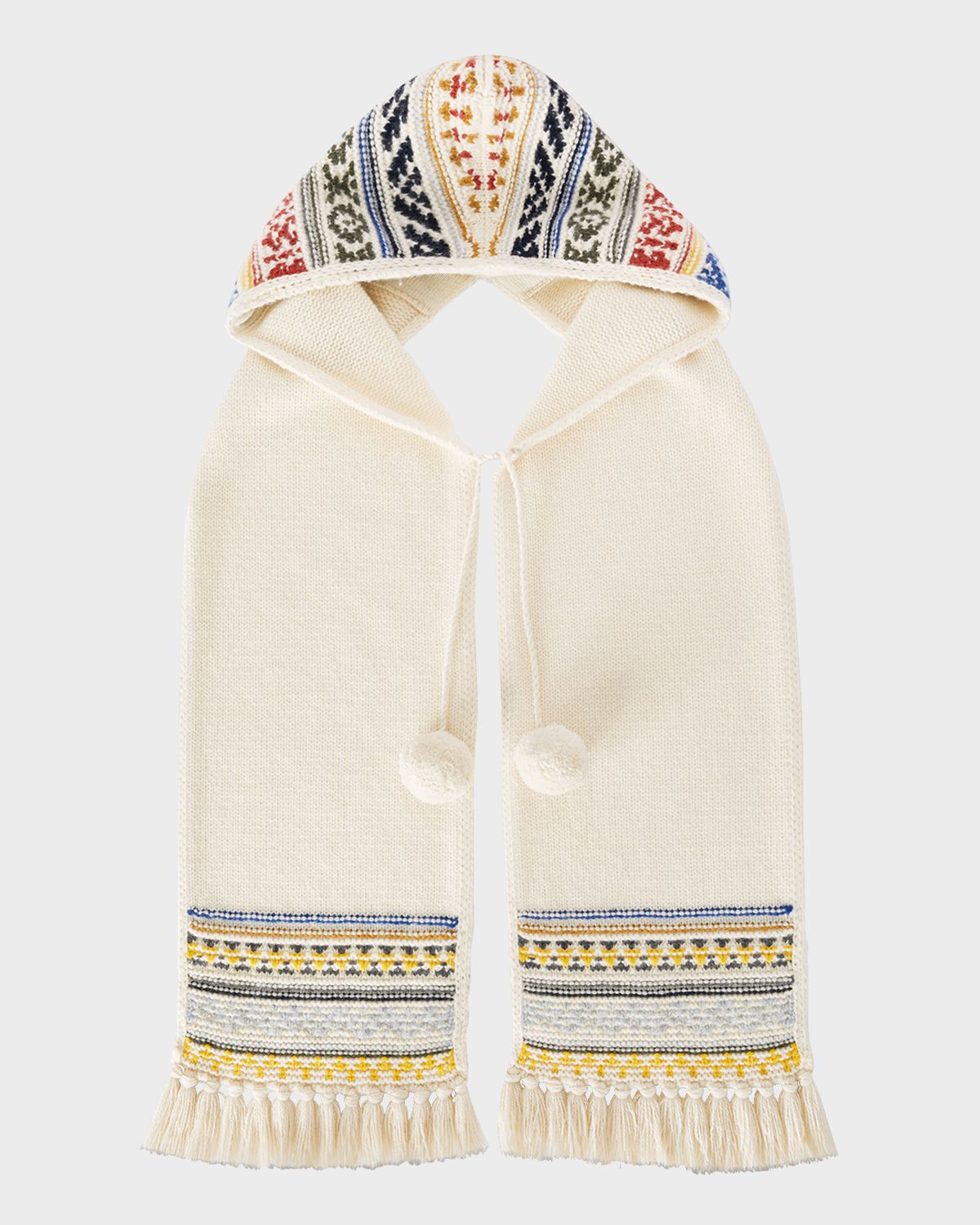 Loro Piana Hooded Bernina Cashmere Scarf