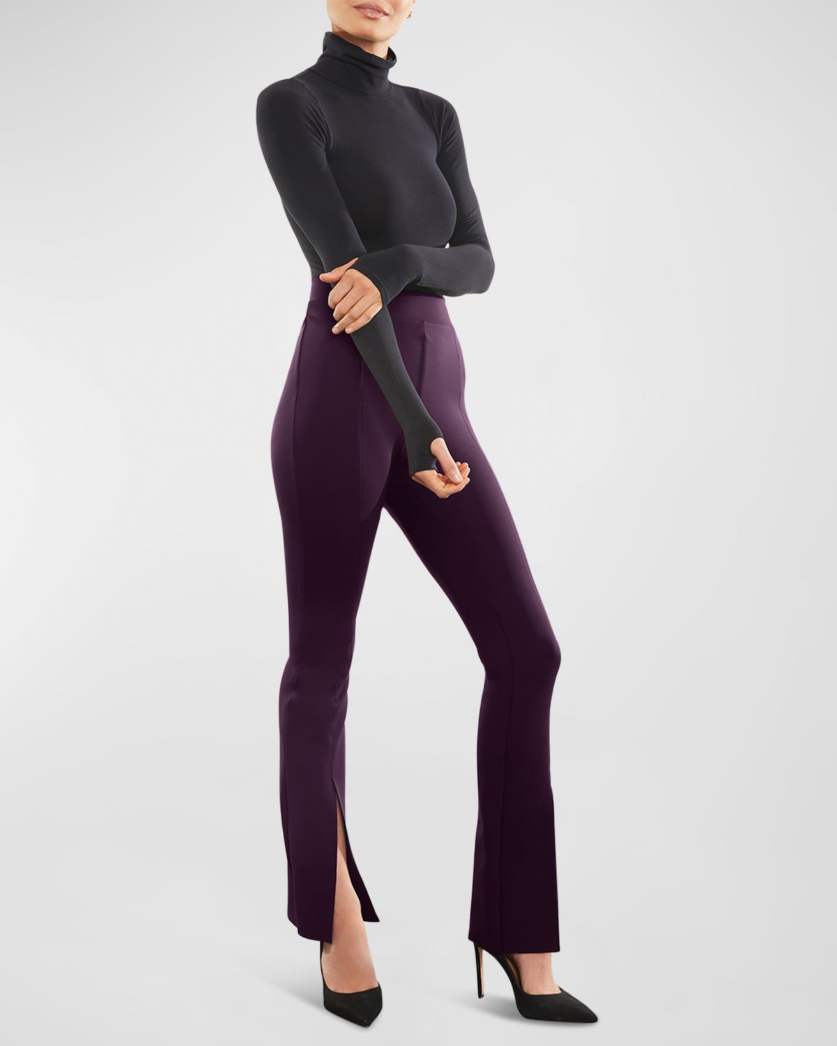Commando Matte Long-Sleeve Turtleneck Bodysuit