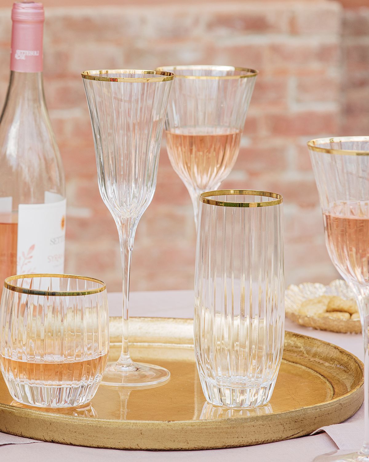 Vietri Natalia Stemmed Wine Glass, 9 oz.