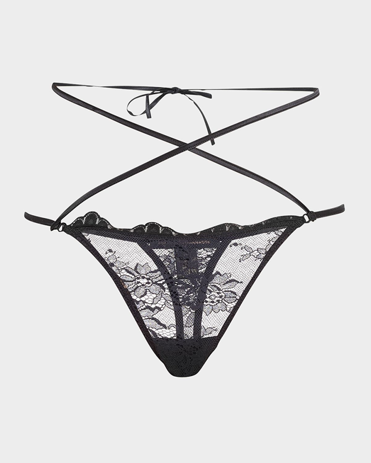 Kiki De Montparnasse Jolie Strappy Lace Thong | Thumbnail 5 Kiki De Montparnasse Jolie Strappy Lace Thong | Thumbnail 5