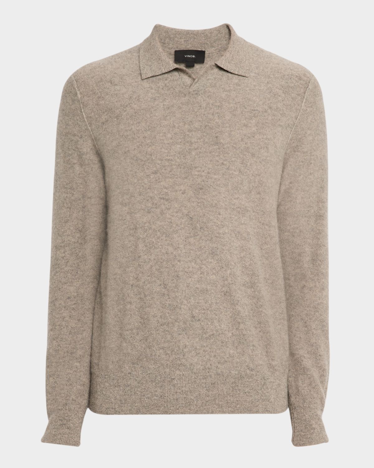 Vince Men 's Boiled Cashmere Polo Shirt