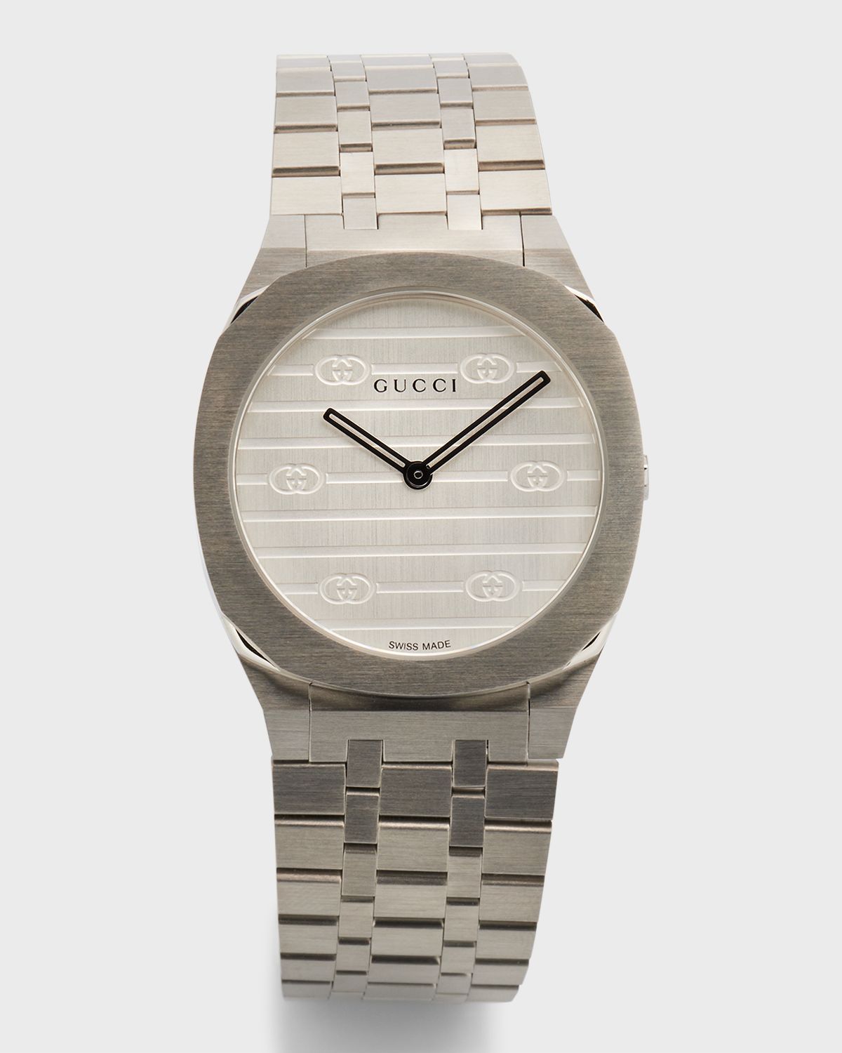 Gucci 30mm 25H Stainless Steel Watch